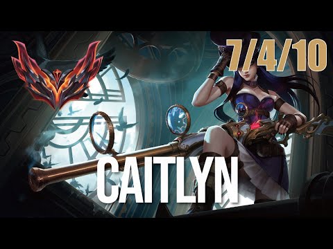 KR Server Deft Master Tier: Caitlyn vs Aphelios, Winning the Final Teamfight to Secure the Victory!
