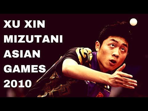XU XIN - MIZUTANI JUN 2010 ASIAN GAME - Awesome Table Tennis Match