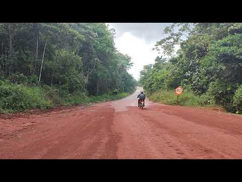 Fim do trecho não pavimentado da BR 156, OIAPOQUE Amapá 22
