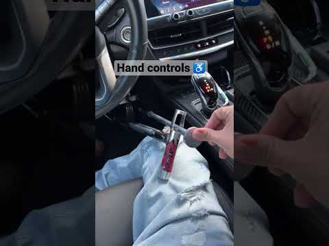 Hand controls to drive #spinalcordinjury #paraplegic #wheelchair