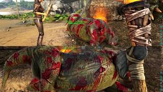 ARK: Survival Evolvedアーク二人プレイ７エイム完了