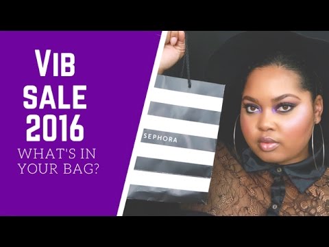 Sephora VIB Must Haves Fall 2016 | What Should You Buy? What Am I Buying? Video