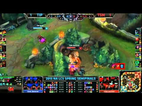 TSM Bjergsen Highlights - TSM vs TIP - NA LCS Semi-Finals Spring 2015