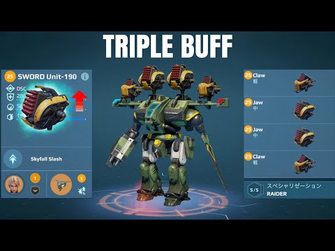 [WR] Claw, Jaw & Talon Got 3 Buffs (Test Server) Is it worth it? | War Robots Gameplay