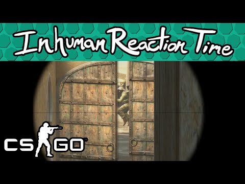 CS:GO Crossing Mid Double Doors Dust2 - Inhuman Reaction Time?