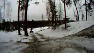 preview picture of video 'ATVing in Askola ATV park 20.3 2010'
