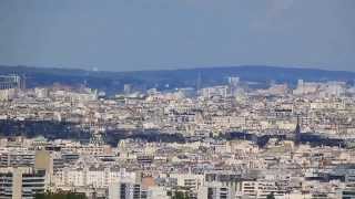 preview picture of video 'Paris skyline as seen from Meudon Observatory 9/8/2013'