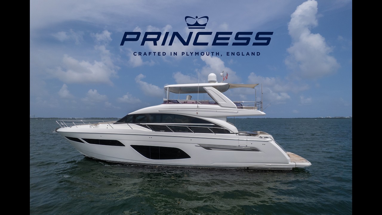 Princess F70-2021--2021 Princess Yachts F70 Tour | SI Yachts 