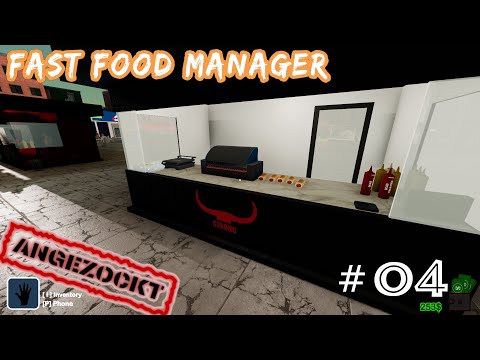 Fast Food Manager #04 🌭 Der erste richtige Tag an der Hotdog-Bude #angezockt #deutsch