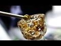 [HD] Slow motion melt off the DiamondKnot Quartz ...