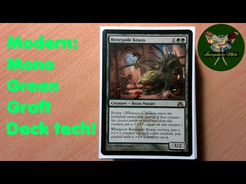 MtG Competitive format – Modern: Mono Green Graft Deck tech!
