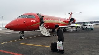 preview picture of video 'Bombardier CRJ-200  RusLine.  Landing in Domodedovo, Moscow, Russia'