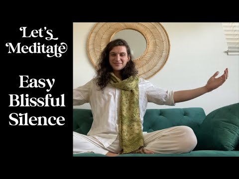16-Minute Meditation to Soak in the Ecstasy of Silence | Ease & Flow Are Natural When We Allow Them