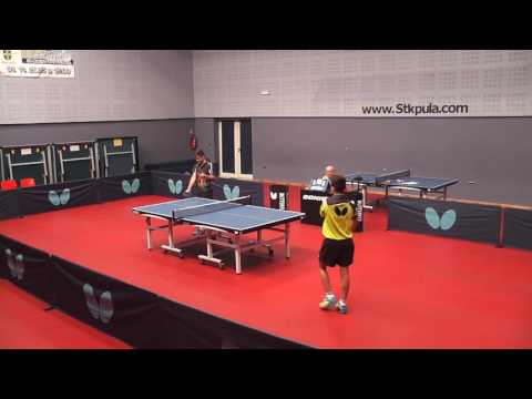 Krstevski Aleks - Dobrić Raymond 3 : 1 (8, -11, 7, 10), 2. set