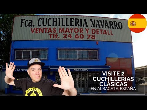 Visit 2 CLASSIC cutlery shops in Albacete and you won't believe what happened.