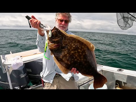 Doormat Fluke (Flounder) + Gulp vs Bait Strips with Boat Limit!