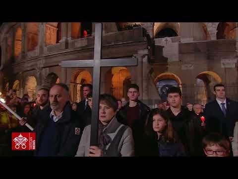 2022 april 15 Highlights Pope Francis Via Crucis at Colosseum in Rome
