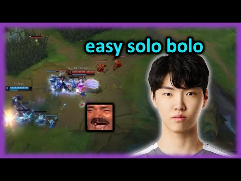 Chovy Ahri aggressive solo kills Zeus | T1 vs GenG | 2023 LCK Spring Finals