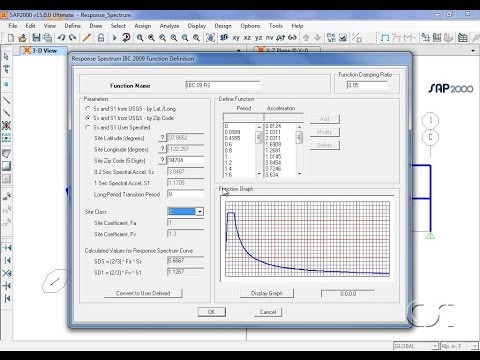 SAP2000 - 10 Response Spectrum Analysis: Watch & Learn