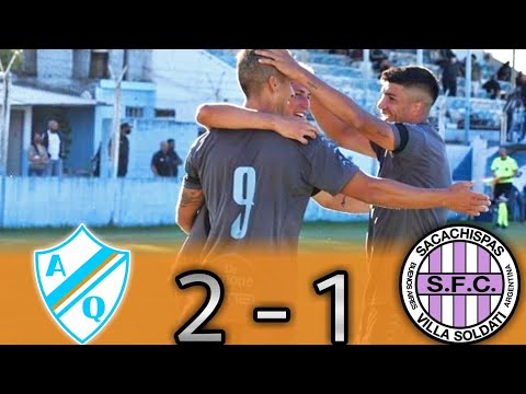Primera B : ARGENTINO DE QUILMES 2 - 1 SACACHISPAS | (Los Goles)