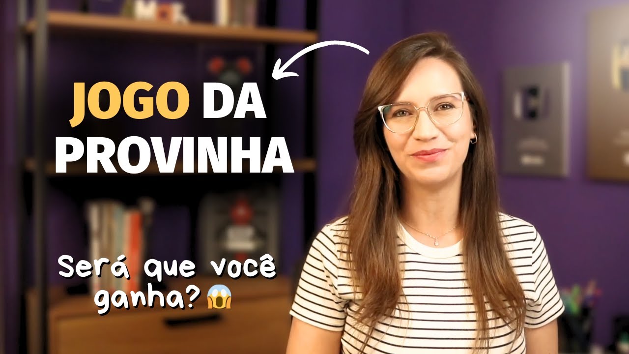 🐯 JOGO DA PROVINHA! 🐯 Você ACERTA TODAS as QUESTÕES deste DESAFIO de PORTUGUÊS? ❌✅