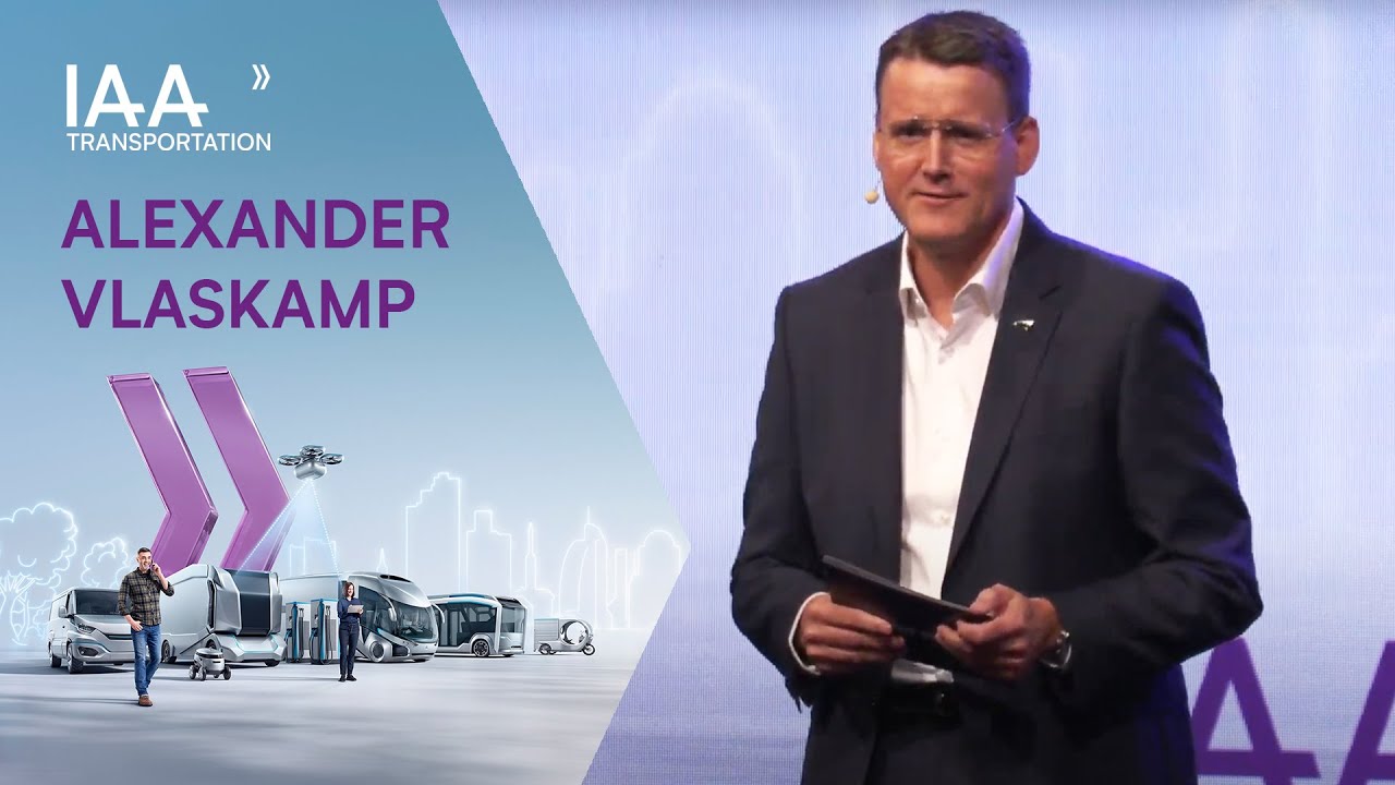 Keynote by Alexander Vlaskamp (CEO, MAN Truck & Bus) IAA TRANSPORTATION 2022