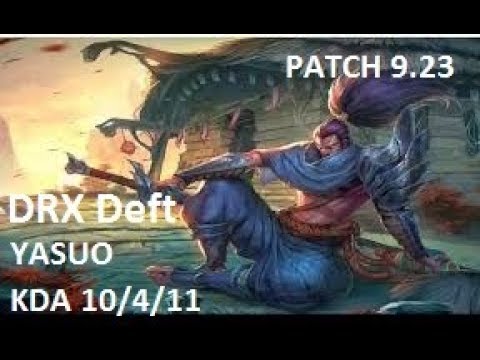DRX Deft - Yasuo vs Lucian - T1 Catan - KR Challenger 1152 LP