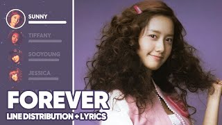 Girls&#39; Generation - Forever (Line Distribution + Lyrics Color Coded) PATREON REQUESTED