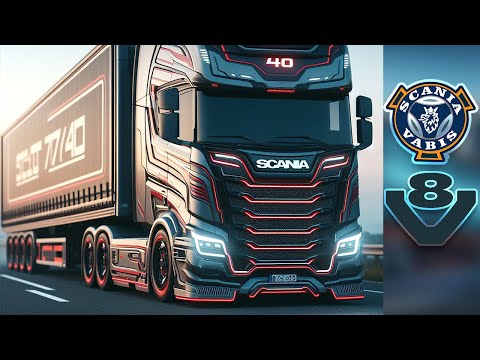 Scania 770S V8: Ein Ausblick auf den Lkw der Zukunft. Neues Design und revolutionäres Konzept!