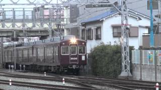 preview picture of video '【阪急電鉄】3000系3080F%箕面線運用@石橋('13/03)'