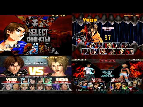 Bloody Roar: Evolution of Select Screen(Final Versions)