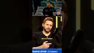 Shahid Afridi talking about Shoaib akhtar fastest bowler in the world #shorts #cricket #shoaibakhtar
