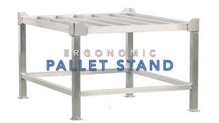 Ergonomic Raised Pallet Stand