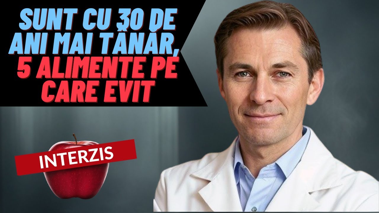 Am evitat 5 alimente și sunt cu 30 de ani mai tânăr - Secrete dezvăluite de profesorul de la Harvard