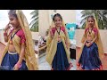 DIY saree convert into lehenga for small girl(Radhe dress up) how to convert saree into lehenga