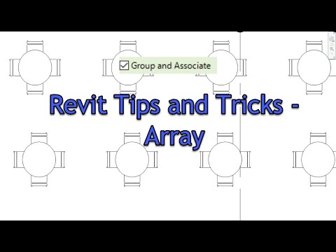 Autodesk Revit Productivity Tips and Tricks - Array