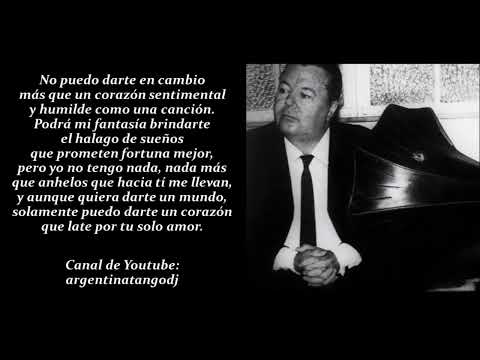 ANÍBAL TROILO & ALBERTO MARINO: NADA MÁS QUE UN CORAZÓN (TANGO CON LETRA DETALLADA)
