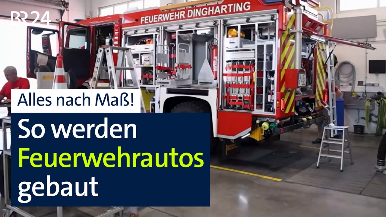 Feuerwehrautos: Maßgefertigt für den Einsatz | Abendschau | BR24