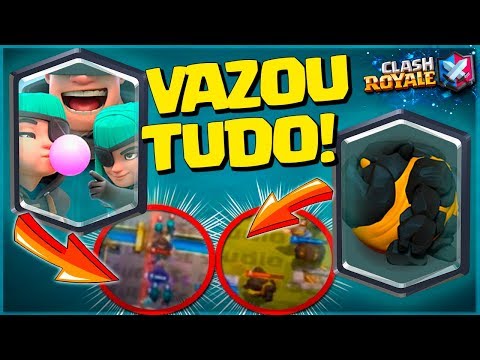 RASCALS e LAVA GOLEM: VAZOU A "GAMEPLAY" EM IMAGENS DAS NOVAS CARTAS DO CLASH ROYALE - BRUNO CLASH