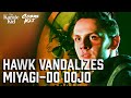 Hawk Vandalizes Miyagi Do Dojo Cobra Kai Jacob Bertrand