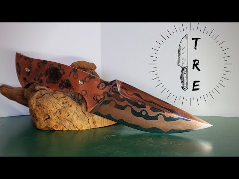 Cu Mai Knife | Finishing The Bevels | Knife Making | Steel and Copper