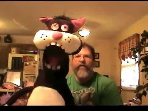 Crazy Tom Cat Ventriloquist Puppet (by Dan Montgomery)