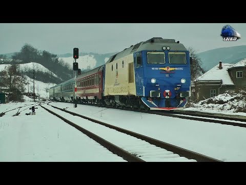 Trenuri in Zapadă în Gara Bratca/Trains in Snow in Bratca Station - 27 January 2019