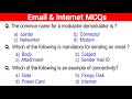 Top 100+ Internet and Email MCQs