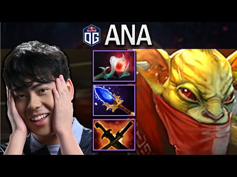 OG.ANA SMURF BOUNTY HUNTER  WITH AGHANIMS - DOTA 2 7.29 GAMEPLAY
