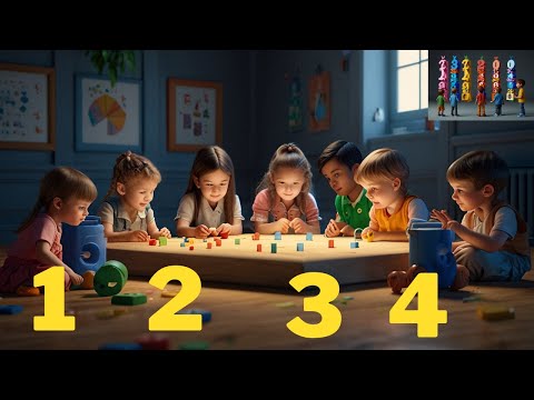Numbers Song with Little Chicks | Count Along With The Roundabouts! Nursery Rhymes & Kids Songs
