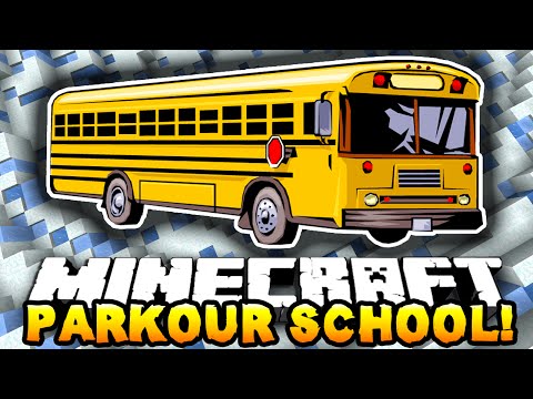 Preston - Minecraft WINTER SCHOOL PARKOUR! (Minigame Parkour!) w/PrestonPlayz & Lachlan