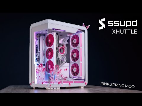 SSUPD Xhuttle Spring #ASMR PC Build | ID-Cooling FX360 | #Powercolor Hellhound RX 7090 XT