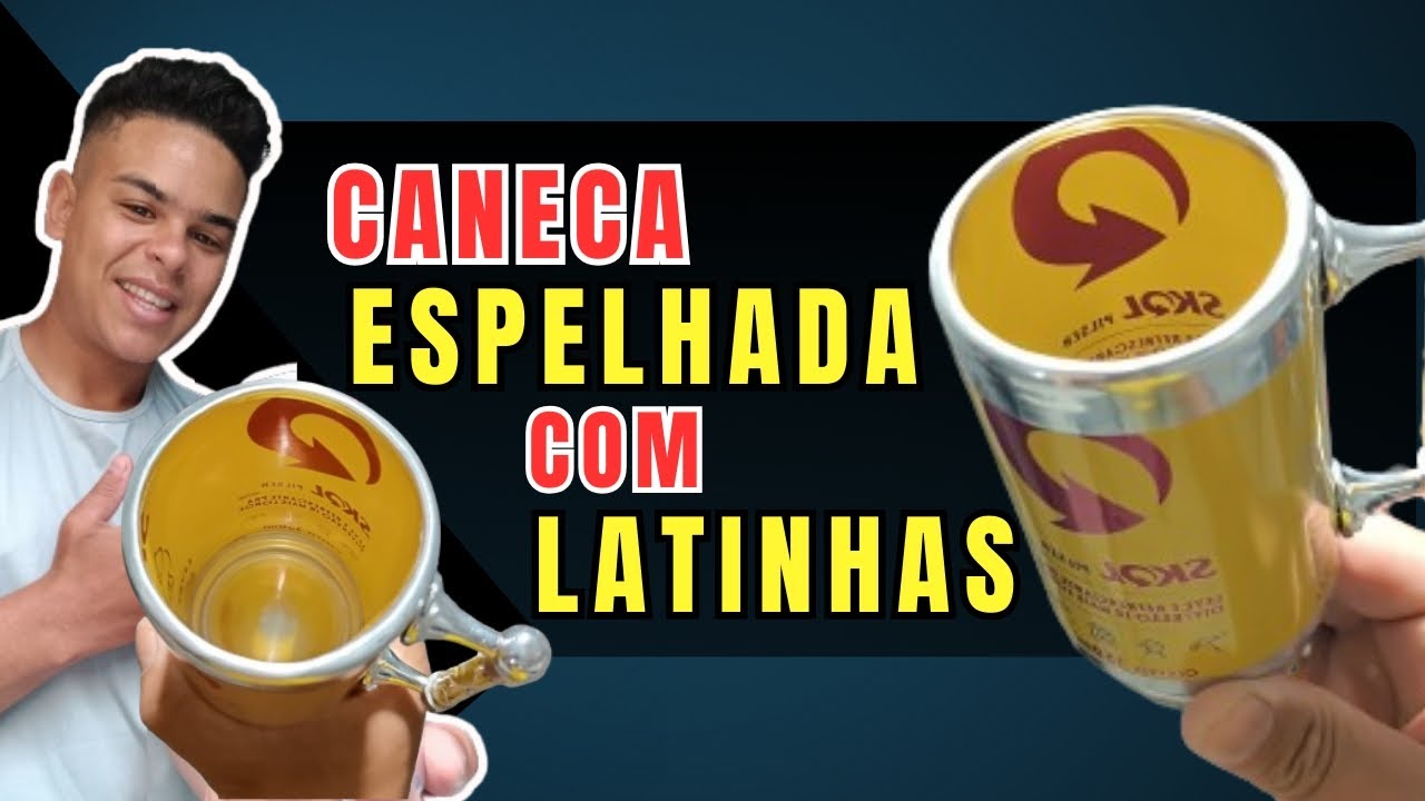 COMO FAZER UMA LINDA CANECA ESPELHADA, (MÉTODO ATUALIZADO 2024) PASSO A PASSO COMPLETO