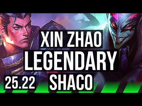XIN ZHAO vs SHACO (JGL) | Legendary, 38k DMG | KR Master | 25.22